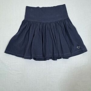 GAP Navy Blue Girls' Skirt with Heart Detail